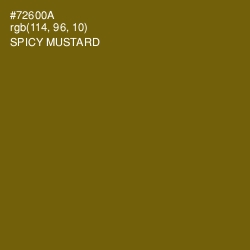#72600A - Spicy Mustard Color Image